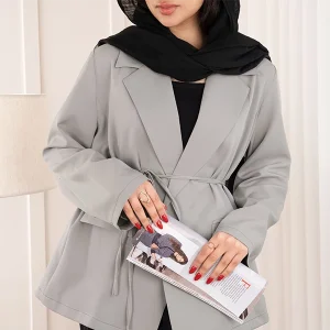 کت مازراتی ساده بنددار